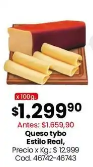 Coto Real - queso tybo estilo oferta