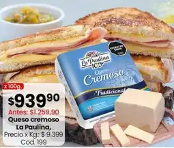 Coto La paulina - queso cremoso oferta