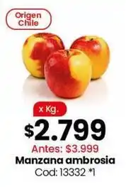 Coto Origen - manzana ambrosia cod: 13332 oferta
