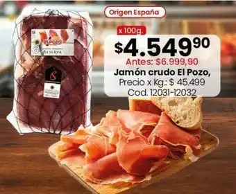 Coto Pozo - jamón crudo oferta
