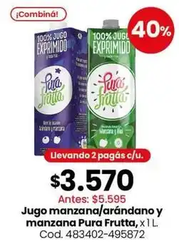 Coto Jura - jugo manzana/arándano y manzana oferta
