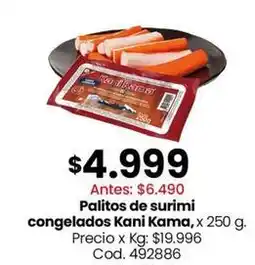 Coto Kani kama - palitos de surimi congelados, x 250 g. cod. 492886 oferta