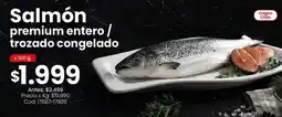 Coto Premium - salmón premium entero / trozado congelado oferta
