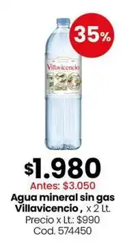 Coto Villavicencio - agua mineral sin gas oferta