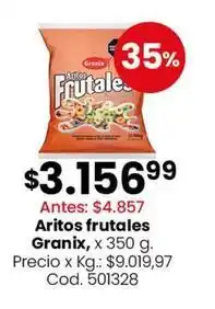 Coto Granix - aritos frutales oferta