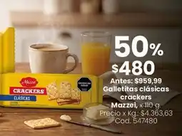 Coto Galletitas clásicas crackers oferta