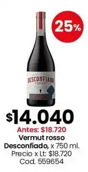 Coto Vermut rosso desconfiado, cod. 559654 oferta