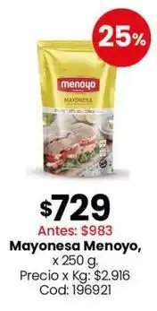 Coto Menoyo - mayonesa oferta