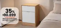 Coto Ricchezze - mesa de luz con cajón y puerta, cod. 69694 oferta