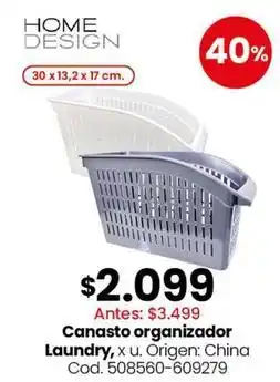 Coto Origen - canasto organizador laundry oferta