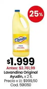 Coto Lavandina original, x 2 lt oferta