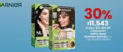 Coto Garnier - coloración nutrisse varios tipos oferta