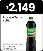 Changomas Terma - amargo oferta