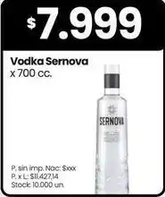 Changomas Sernova - vodka oferta