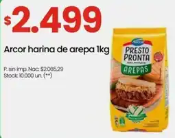 Punto Mayorista Arcor harina de arepa oferta