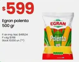 Punto Mayorista Egran polenta oferta