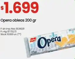 Punto Mayorista Breyers opera obleas oferta