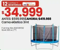 Punto Mayorista Cama elástica 3mt oferta