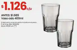 Punto Mayorista Vaso oslo oferta