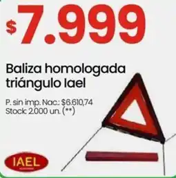 Punto Mayorista Iael baliza homologada triangulo oferta