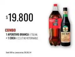 Supermercados Tadicor Coca cola - aperitivo branca + coca oferta