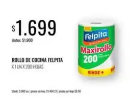 Supermercados Tadicor Felpita - rollo de cocina maxirolo oferta
