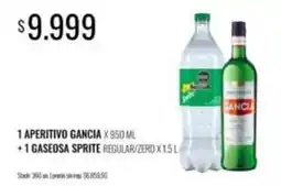 Supermercados Tadicor Gancia - aperitivo + gaseosa oferta