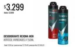 Supermercados Tadicor Rexona - desodorante aerosol oferta