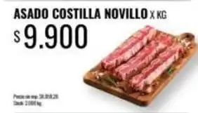 Supermercados Tadicor Asado costilla novillo oferta