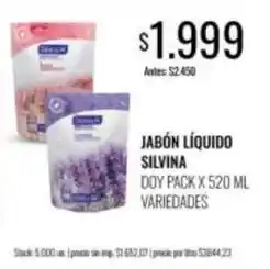 Supermercados Tadicor Silvina - jabón líquido oferta