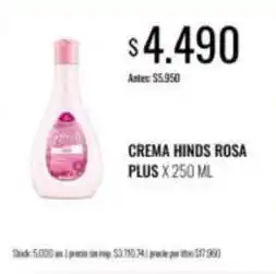 Supermercados Tadicor Hinds - crema hinds rosa plus oferta