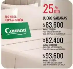 Supermercados Tadicor Juego sábanas oferta