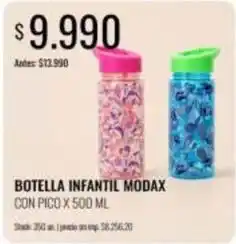 Supermercados Tadicor Botella infantil con pico x 500 ml oferta