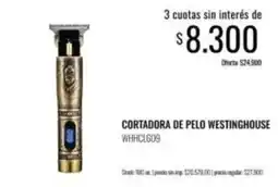 Supermercados Tadicor Cortadora de pelo whcl609 oferta