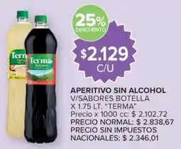 Carrefour Terma aperitivo sin alcohol oferta