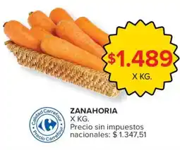 Carrefour Zanahoria oferta