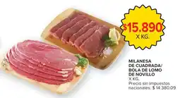 Carrefour Milanesa de cuadrada/ bola de lomo de novillo oferta