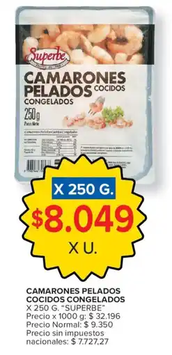 Carrefour Superbe camarones pelados cocidos congelados oferta
