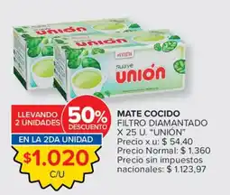 Carrefour Unión mate cocido oferta