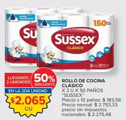 Carrefour Sussex rollo de cocina clásico oferta