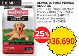 Carrefour Dog selection alimento para perros adultos oferta