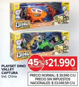 Carrefour Dino valley playset oferta