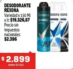 Makro Rexona desodorante oferta