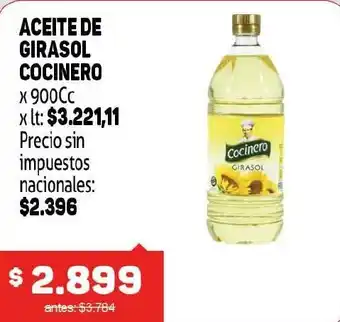 Makro Cocinero aceite de girasol oferta