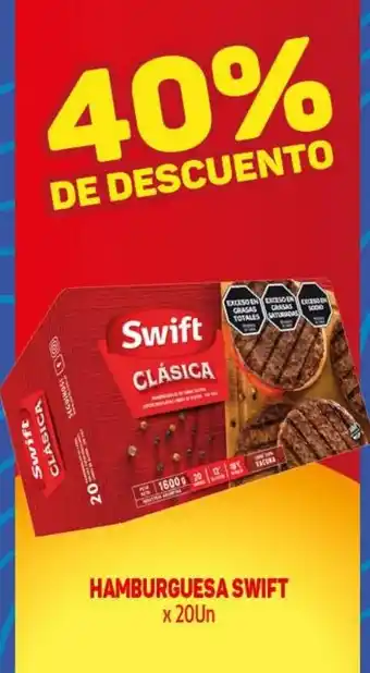 Makro Swift hamburguesa clásica oferta