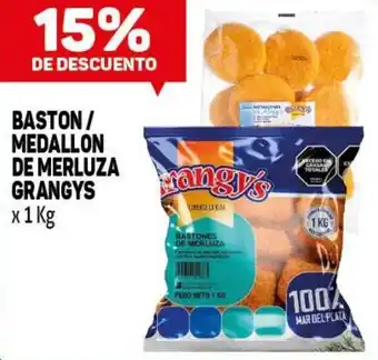 Makro Grangys baston medallon de merluza oferta