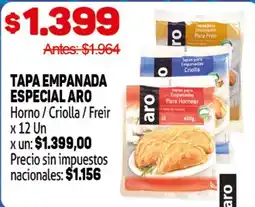 Makro Aro tapa empanada especial oferta