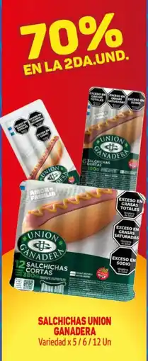 Makro Union ganadera salchichas cortas oferta
