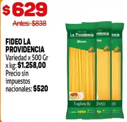 Makro La providencia fideo oferta