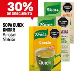 Makro Knorr sopa quick variedad oferta